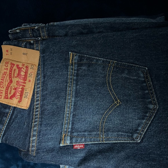 Levi's Blue Slim Jeans with Classic Design - Picture 8 of 13